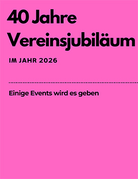 40-Jahre Vereinsjubiläum